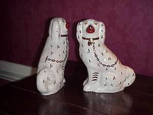 GENUINE STAFFORDSHIRE DOGS  EXTRA LARGE SIZE  