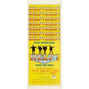  Beatles Help Insert Movie Poster 14X36 #01