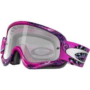   Dirt Bike Motorcycle Goggles Eyewear   Color Pink 3D Ornamental/Clear