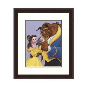   Disney Framed Art Belle & Beast   Gift Children Kids