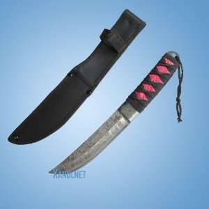   Tang Fixed Blade Tanto Style Boot Knife w/Sheath: Sports & Outdoors