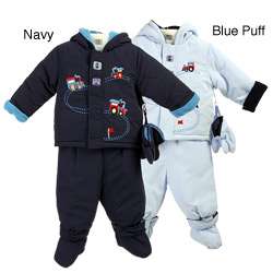 Le Petit Rothschild Infant Boys 2 piece Snow Suit  