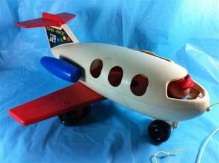 Vintage Fisher Price 1970s Airplane Fun Jet Little People  