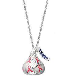   Breast Cancer Awareness Hersheys Kiss 3D Necklace  Overstock