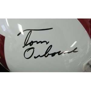  TOM OSBORNE Nebraska Signed Full Size Helmet PSA/DNA 
