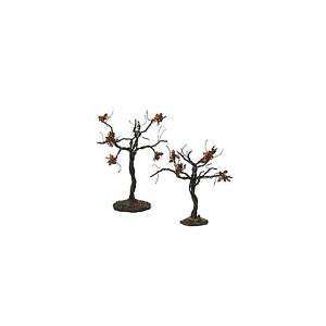  Dept 56 Scary Twisted Trees Set of 2