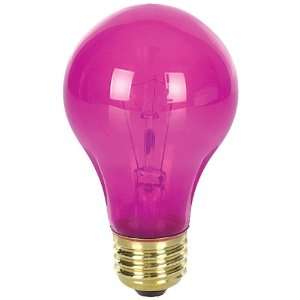   Pink   A19   120 Volt   1000 Life Hours   Party Light Bulb   PQB L3063
