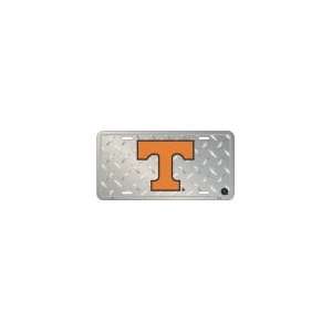 Tennessee Volunteers Metal License Plate   Diamond