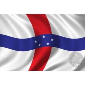  Netherlands Antilles 3 x 5 Nylon Flag Patio, Lawn 
