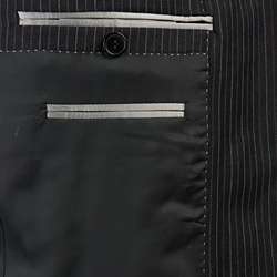 Joseph Abboud Mens Navy 2 button Pinstripe Suit  
