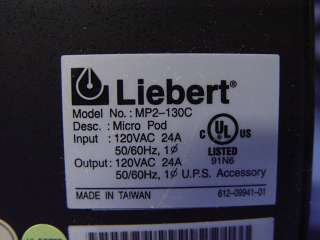Liebert Emerson Network Power Micro Pod Power Output Distribution MP2 
