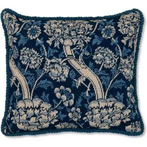Blue Carnation Pillow