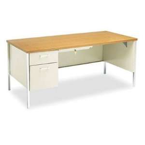 HON 34974LML 34000 Series 66 by 30 by 29 1/2 Inch Left Pedestal Desk 