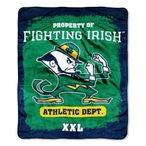  Notre Dame Fighting Irish 50 x 60 Micro Raschel Throw 