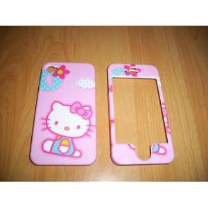  Iphone 4 4g Hello Kitty Faceplate Case Cover Skin (AT&T 