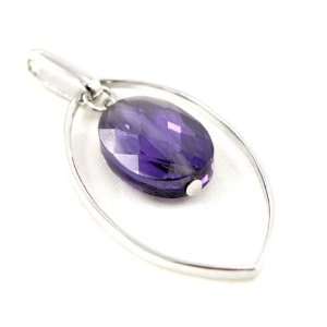  Pendant silver Linda purple. Jewelry