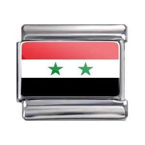  Italian Charms Original Syria Flag Bracelet Link 