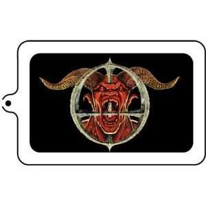    Ozzy Osbourne Devil Head Lucite Keychain K 0224 Toys & Games