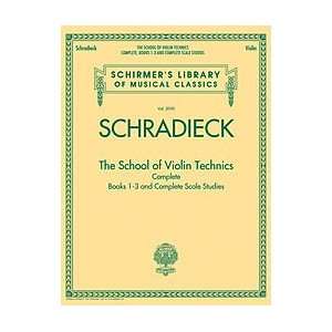  Schradieck   The School of Violin Technics, Books 1 3 and 