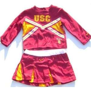   Baby Newborn USC Trojans Girl 2pc Cheerleader Dress: Sports & Outdoors