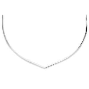  16 2mm V Collar with Closed Back: Jewelry