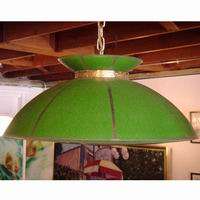 mid century modern ceiling glass lamp material glass with green color 