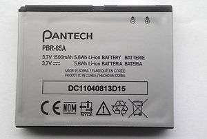   OEM Original PANTECH Battery PBR 65A Crossover P8000 1500mAh  