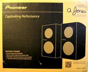 PIONEER SP BS21 LR ANDREW JONES 80W 4 2 WAY BOOKSHELF SPEAKERS   NEW 