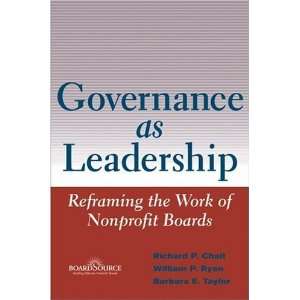  Governance as Leadership Reframing the Work of Nonprofit 
