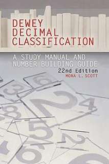 Dewey Decimal Classification Study Manual and Number B 9781591582106 