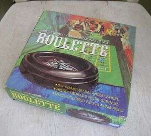 Vintage 1977 Pacific Game Roulette Wheel w/Box No.130  