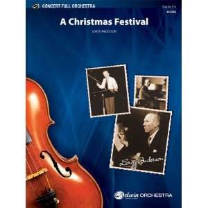 Christmas Festival Conductor Score Full Orchestra By Leroy Anderson 