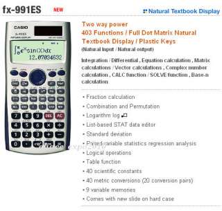 Brand New Casio FX 991ES Scientific Calculator  