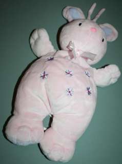 Carters Just One Year Pink Bunny Musical Lovey Plush  