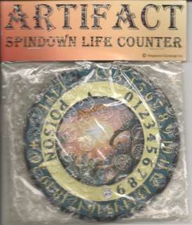 MTG Magic Artifact Spindown Life & Poison Counter  