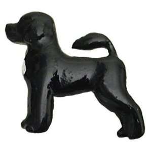  Portuguese Water Dog Painted Pewter Pin Jewelry