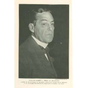  1911 Print Robert L Owen Oklahoma Senator 