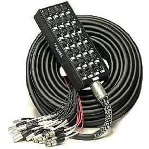   Connect Series 100 ft. Snake w 24 Inputs and 4 Returns, and Fanout XLR