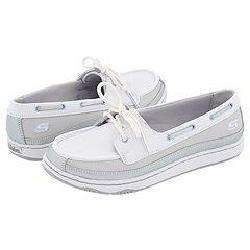 Skechers Soulmates   Brisk White And Silver Leather  