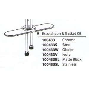   Moen Moen 100433 Extensa Replacement Escutcheon & Gasket Kit Chrome