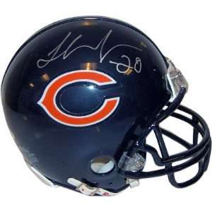 Thomas Jones Chicago Bears Autographed Riddell Mini Helmet:  