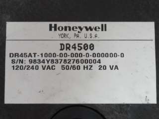 HONEYWELL DR4500 TRULINE CIRCULAR CHART RECORDER  