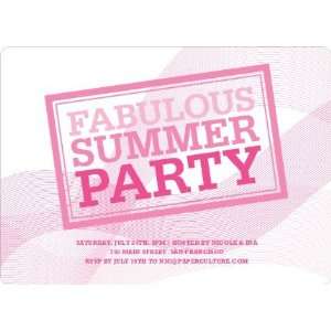  Fabulous Summer Party Invitations
