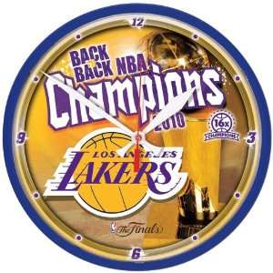  Los Angeles Lakers Clock Champions