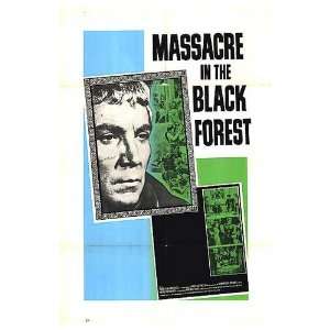  Massacre In Black Forest Original Movie Poster, 27 x 40 