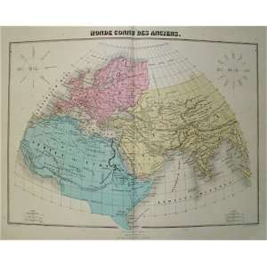  Vuillemin Map of the Ancient World (1880)