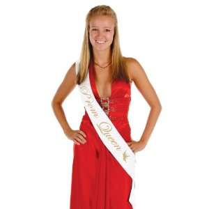  Prom Queen Satin Sash Party Accessory (1 count) (1/Pkg 