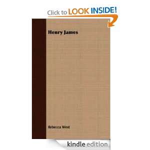 Henry James Rebecca West   Kindle Store