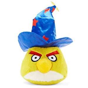  Angry Birds Halloween 5 Inch Plush Yellow Bird with Wizard 