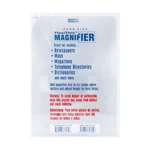 Mighty Bright FlexiThin Magnifier 10 3/4X7 Page Size 37703; 6 Items 